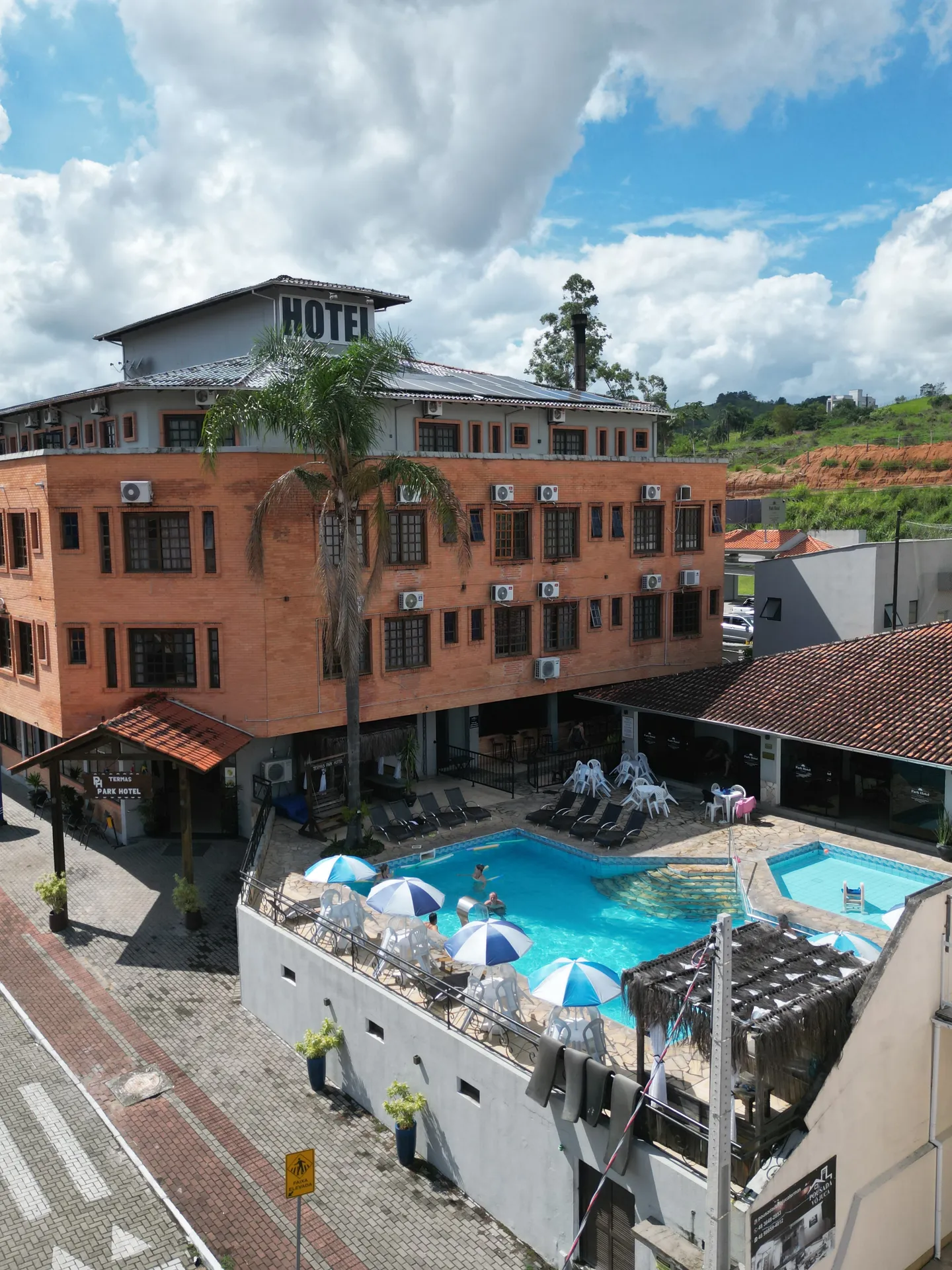 Vista aérea do Termas Park Hotel