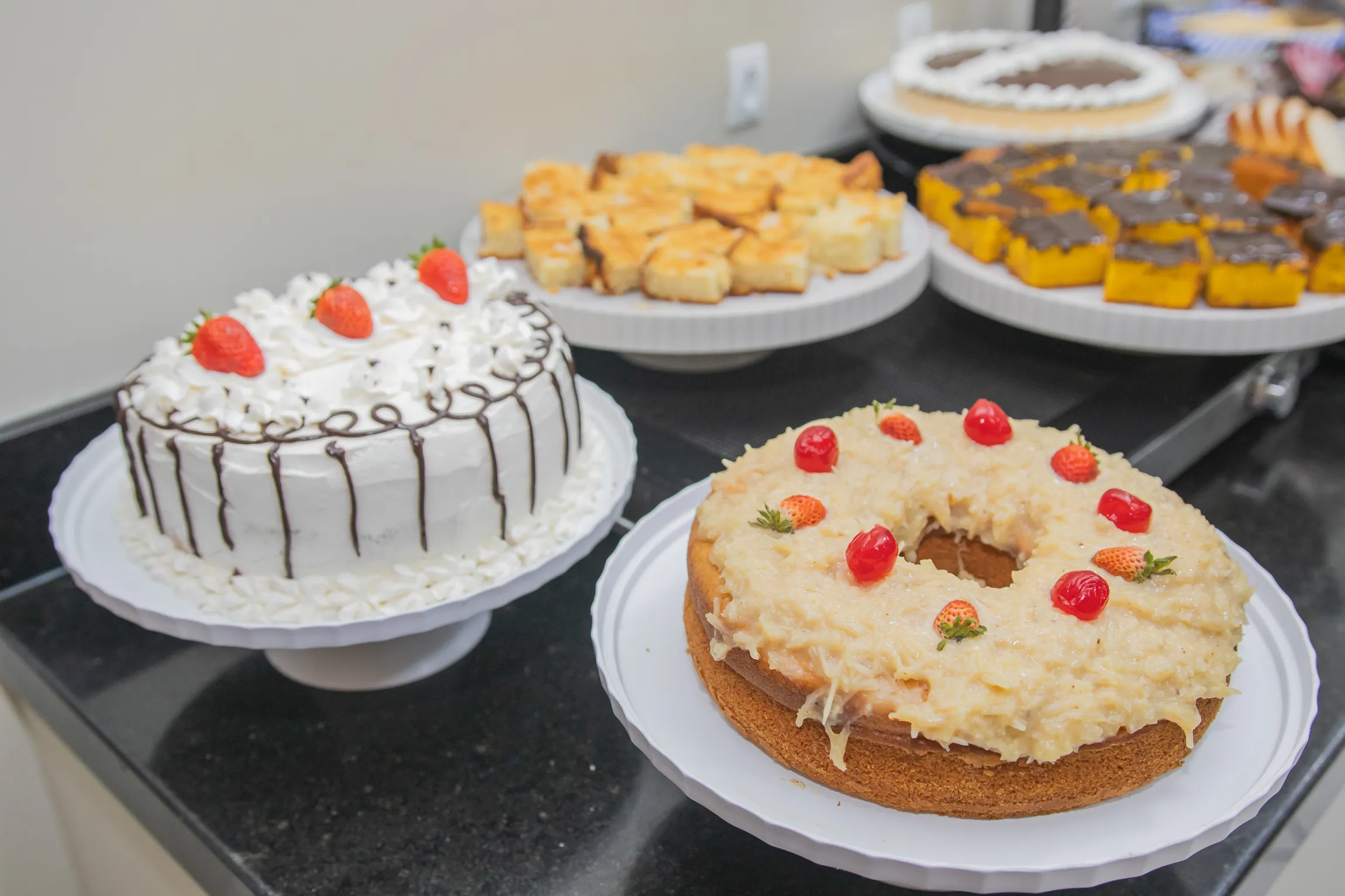 Buffet do restaurante